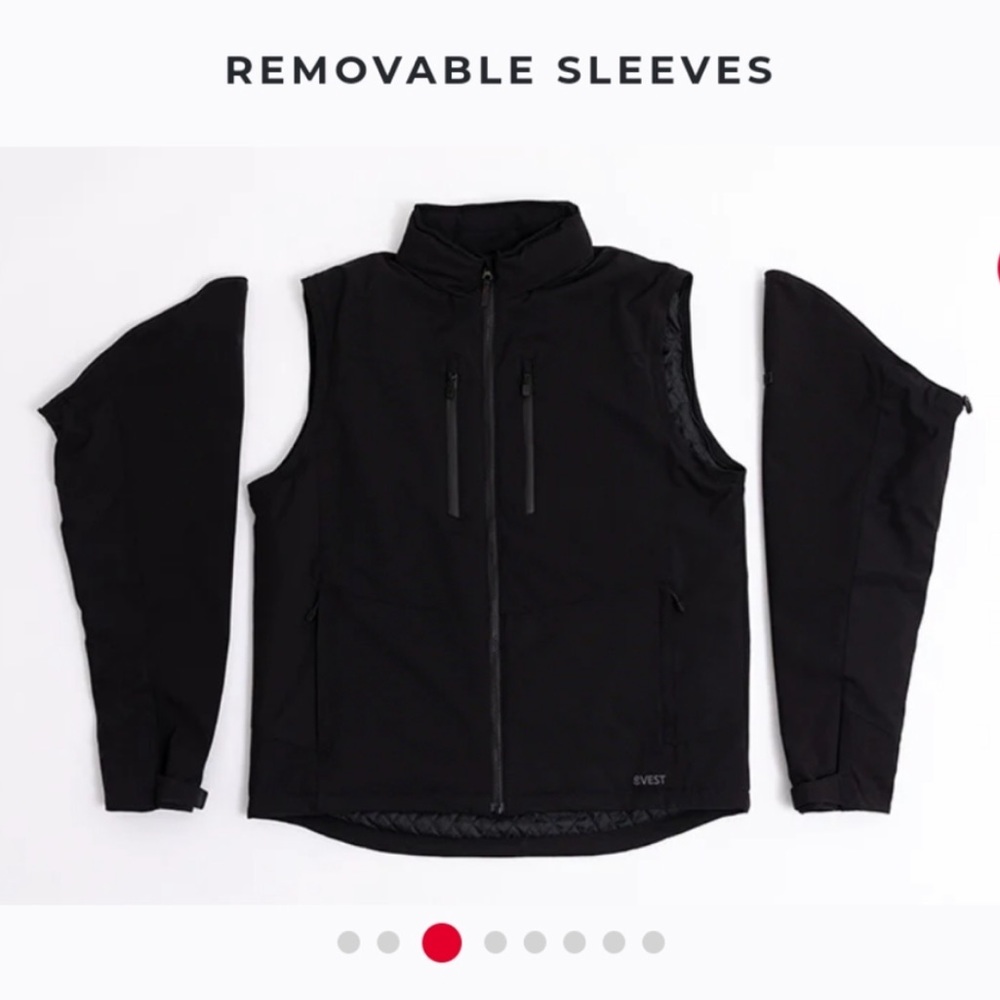 SOLD! SCOTTeVEST Travel Jacket Tec Pockets Convertible Vest RFID - Picture 3 of 14